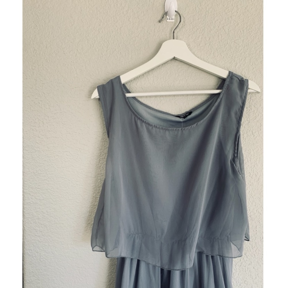 Long gray dress